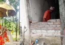 जंगली हात्तीले गर्यो पाथिभरा सिंहकाली मन्दिरमा क्षति