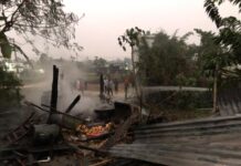 आगलागीबाट बिर्तामोड ६ मा ग्वाली जलेर नष्ट