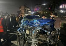 हर्कलाल मार्गमा कारको ठक्करबाट मोटरसाइकल चालकको मृत्यु